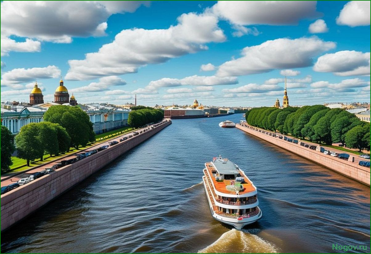 Прогулки по рекам и каналам Санкт-Петербурга на теплоходах для любителей водных путешествий